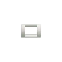 Placa ornament 3 module Vimar(Idea)metal champagne