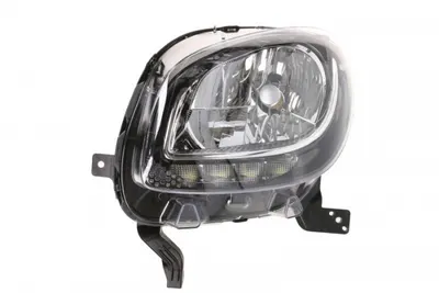 Far Stanga (H4 LED, fara motoras, culoare insert: negru, culoare semnalizator: transparent) potrivit SMART FORFOUR, FORTWO
