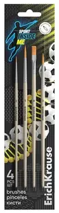 Set de pensule de pictură Erich Krause Sport DNA - 4 buc