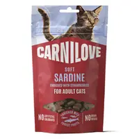 Carnilove Cat Soft Snack Sardine & Strawberry 50 g
