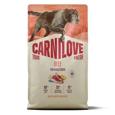 Carnilove True Fresh Dog Dry Beef Adult All Breeds 4 kg