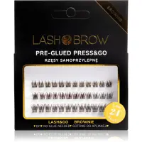 Lash Brow Press&Go Self-Adhesive Eyelashes gene false smocuri autoadezive Daily Natural Brownie 1 buc