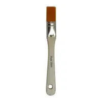 Set 2 x Pensula Lata, din Par Sintetic, cu Maner Scurt, Pictor, 60 mm