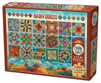 Puzzle Cobble Hill din 275 piese - Mozaic de culori