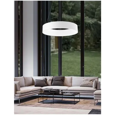 Lampa suspendata RANDO Mat Alb Aluminiu & Acrylic LED | 42 Wat | 4000K | Epistar chip