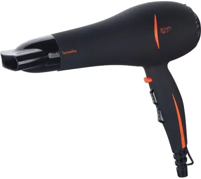 Uscător de păr Jata - SC56B, 2000W, 3 viteze, negru/portocaliu
