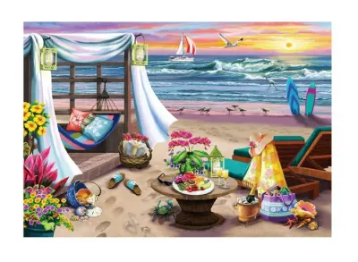 Puzzle din lemn - Summertime - 200 piese