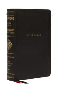 NKJV Large Print Reference Bible, Black Leathersoft, Red Letter, Comfort Print (Sovereign Collection): Holy Bible, New King James Version -