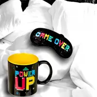 Set Cana Gamer si masca de dormit