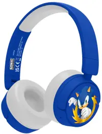 Căști pentru copii OTL Technologies - Sonic The Hedgehog, wireless, albastre
