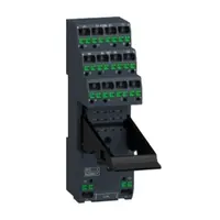 Priza de conectare prin mpingere cu clema, Relee electromecanice Harmony, pentru relee RXM, 12A 2CO, 6A 4CO, terminale de conectare prin mpingere, contact separat