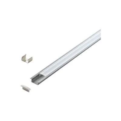 LED-Stripe Profile RE, satin cover silver, 2000mm