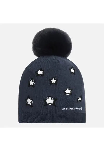 Caciula JCC Missy - culoare albastru inchis - pentru dama - marime universala