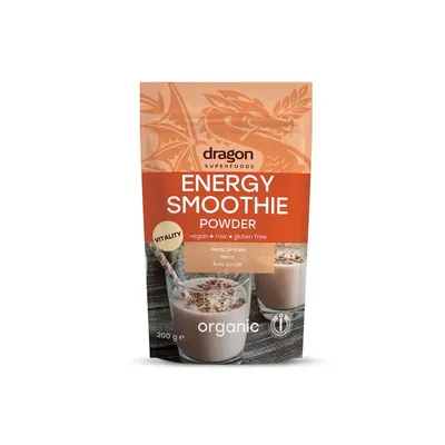Energy smoothie pulbere bio 200g Dragon Superfoods