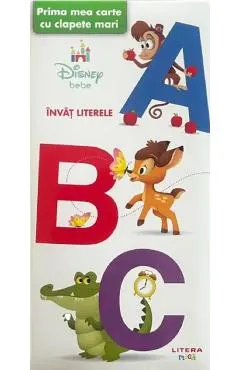 ABC. Invat literele. Prima mea carte cu clapete mari