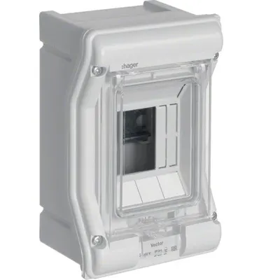 Tablou Vector 3 module IP54/65 aparent, 1000V AC/DC Hager VE103L