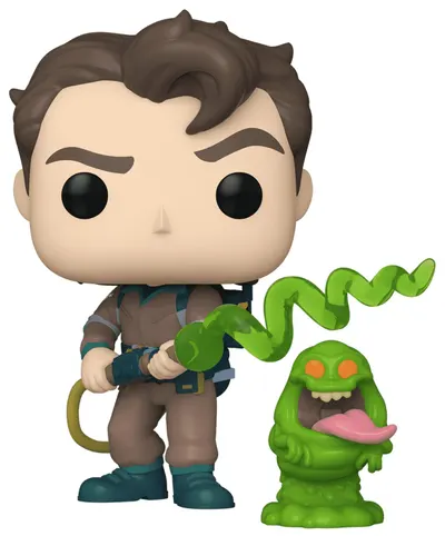 Figurină Funko POP! Animation: The Real Ghostbusters - Venkman with Slimer #1785