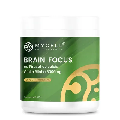 Brain Focus cu Piruvat de Calciu + Ginko Biloba My Cell Innovations