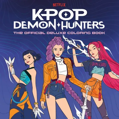 KPop Demon Hunters (The Official Deluxe Colouring Book)