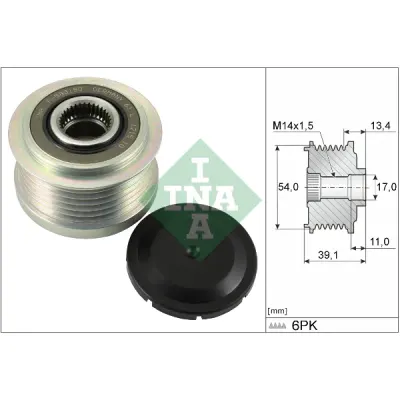 Sistem roata libera, generator INA 535 0311 10