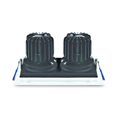 Ina-S COB LED, 2x 12W 700mA 3000K 2x1100lm 40° IP20 alb