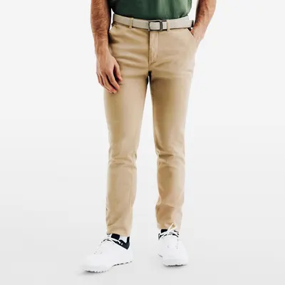 Pantalon chino golf bumbac MW500 Bej Bărbați