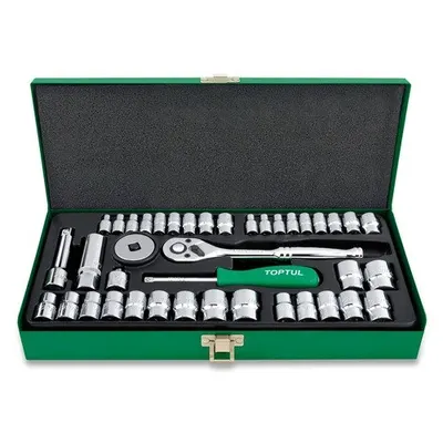 Set chei tubulare si clichet 3 8 1 4 , Toptul 40 piese