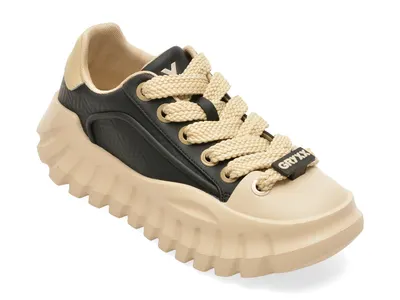 Pantofi sport GRYXX negri, 2501, din piele naturala