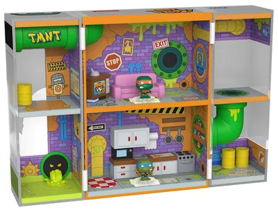 Set de figurine mini Funko Bitty POP! Box: TMNT - Sewer Lair