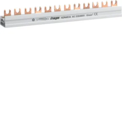 Busbar 4P furcă 12M 10mmp 63A