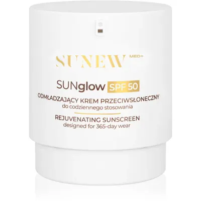 SUNEWMED+ SUNglow Anti-Aging Face Sunscreen SPF 50 cremă pentru plaja cu efect de intinerire SPF 50 50 ml