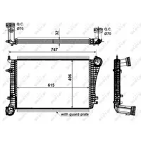 Intercooler, compresor NRF 30199