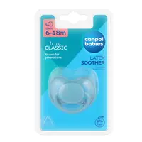 Suzeta din latex rotunda pentru 6 - 18 luni 23/224_BLU, 1 bucata, Canpol babies