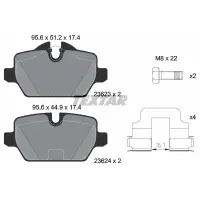 Set placute frana, frana disc TEXTAR 2362303