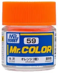 Vopsea acrilică Mr. Hobby - Mr. Color, C-059 Orange, 10 ml