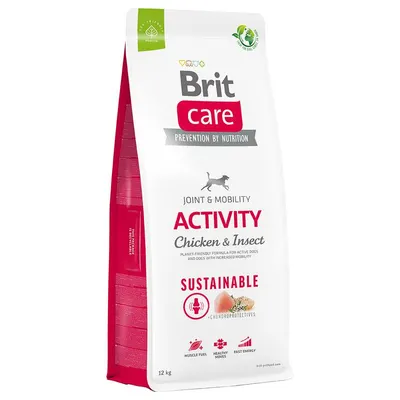 Brit Care Dog Sustainable Activity Pui&Insecte - 3-kg