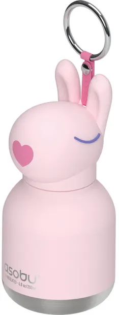 Sticlă termică pentru copii Asobu Bestie - Bunny, 200 ml