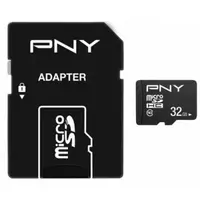 Card Memorie microSDHC PNY Performance Plus, 32Gb, Clasa 10, Cu Adaptor P-SDU32G10PPL-GE