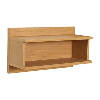 Raft în culoare naturală etajat cu aspect de lemn de stejar 40 cm Misty – Hübsch