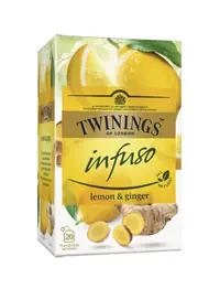Ceai Pentru Infuzie Cu Lamaie Si Ghimbir Twinings 20x1.5g