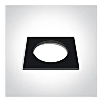 Square capac frame1-fach ptr.Bea negru