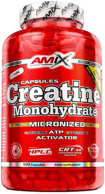 Creatine Monohydrate, 800 mg, 500 capsule, Amix