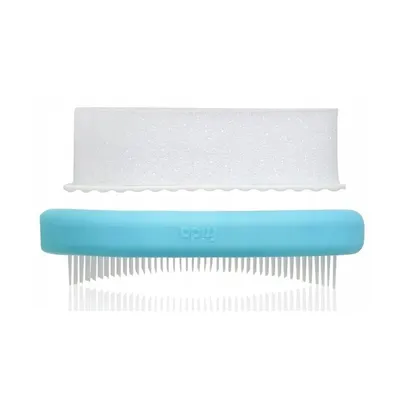 Set ingrijire scalp Fridababy DermaFrida, 3 in 1, pentru dermatita seboreica la bebelusi, include perie, burete si pieptene, suport cu ventuza, 0 luni+, Alb