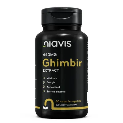 Ghimbir Extract 440mg 60cps, Niavis