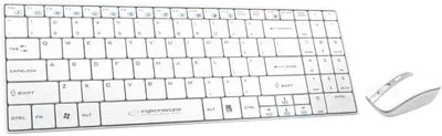 Set mouse si tastatura Esperanza - EK122 Liberty, alb