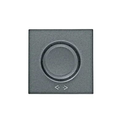 Placă frontală dimmer cu buton rotativ, antracit