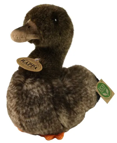 Jucărie de pluș Rappa Eco Friends - Rățușcă brună, 23 cm
