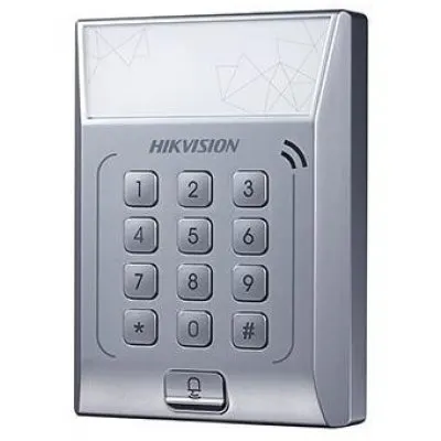 Cititor control acces stand alone DS-K1T801M, cu tastatura