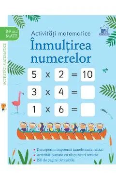 Activitati matematice. Inmultirea numerelor 8-9 ani
