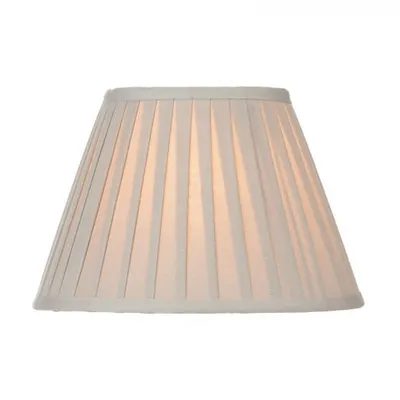 Abajur Layer Taupe Cotton Tapered Drum Shade 29cm